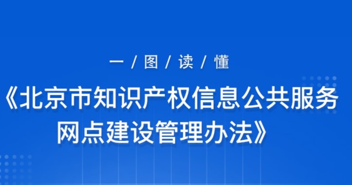 一图读懂《北京市知识产权信息公共服务网点建设管理办法》